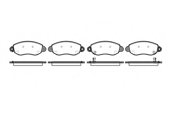 ROADHOUSE 2772.02 Тормозные колодки 