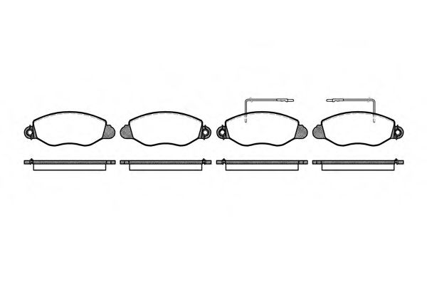 ROADHOUSE 2772.22 Тормозные колодки 
