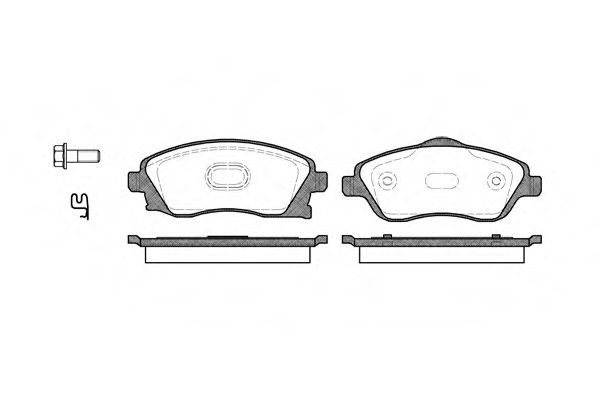 ROADHOUSE 2774.12 Тормозные колодки для OPEL VITA C (Опель Vита c) ROADHOUSE 2774.12 Тормозные колодки для OPEL VITA C (Опель Vита c)