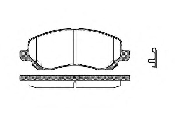 ROADHOUSE 2804.12 Тормозные колодки для MITSUBISHI LANCER (Митсубиши/митсубиси Ланcэр) ROADHOUSE 2804.12 Тормозные колодки для MITSUBISHI LANCER (Митсубиши/митсубиси Ланcэр)