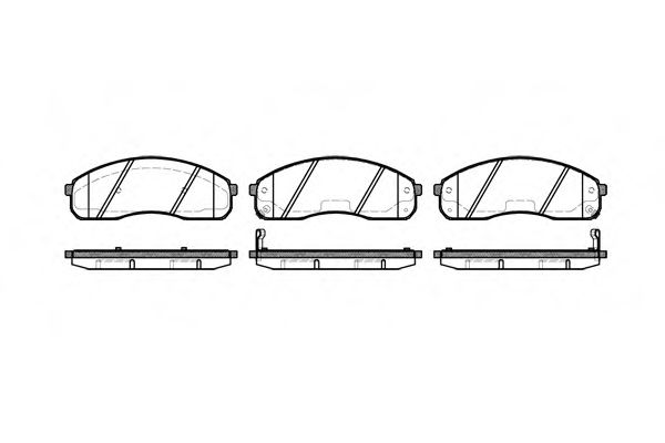 ROADHOUSE 2821.02 Тормозные колодки 