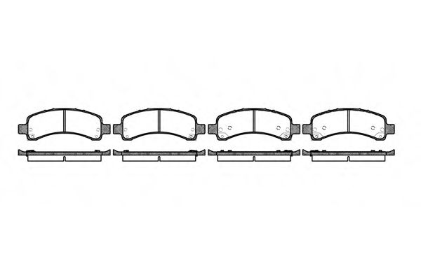 ROADHOUSE 2989.10 Тормозные колодки 
