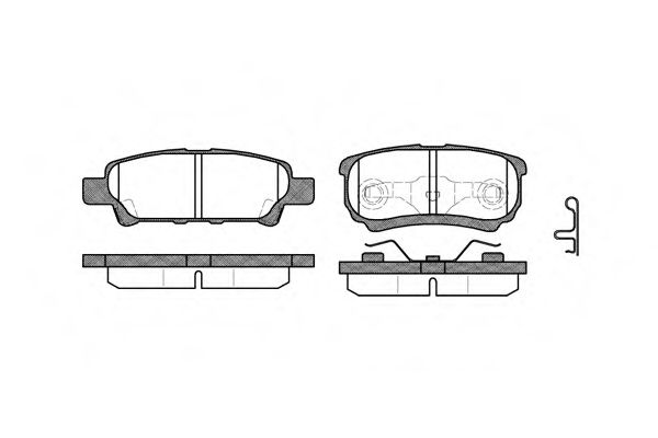 ROADHOUSE 21051.02 Тормозные колодки для MITSUBISHI LANCER (Митсубиши/митсубиси Ланcэр) ROADHOUSE 21051.02 Тормозные колодки для MITSUBISHI LANCER (Митсубиши/митсубиси Ланcэр)