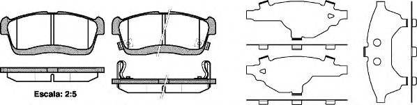 ROADHOUSE 2724.42 Тормозные колодки для DAIHATSU BOON (Дайхатсу Боон) ROADHOUSE 2724.42 Тормозные колодки для DAIHATSU BOON (Дайхатсу Боон)