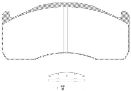 ROADHOUSE JSX 21328.00 Тормозные колодки 