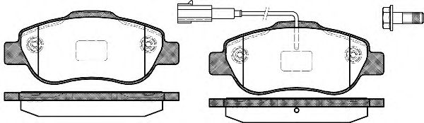 ROADHOUSE 21100.11 Тормозные колодки для FIAT 500 C (Фиат 500 c) ROADHOUSE 21100.11 Тормозные колодки для FIAT 500 C (Фиат 500 c)