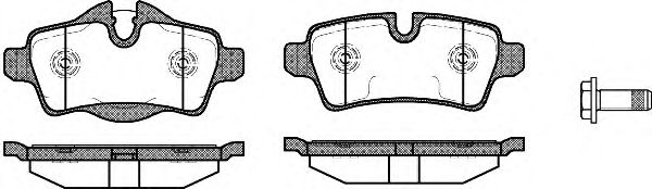 ROADHOUSE 21344.00 Тормозные колодки для MINI MINI CLUBVAN (Мини Мини cлубvан) ROADHOUSE 21344.00 Тормозные колодки для MINI MINI CLUBVAN (Мини Мини cлубvан)