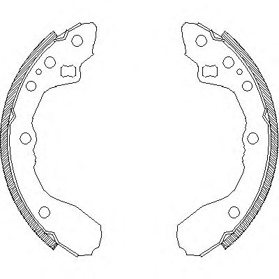 ROADHOUSE 4344.00 Тормозные колодоки для MAZDA 626 II (Мазда 626 2) ROADHOUSE 4344.00 Тормозные колодоки для MAZDA 626 II (Мазда 626 2)