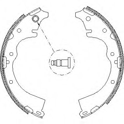 ROADHOUSE 4360.01 Тормозные колодоки для TOYOTA HIACE II (Тойота/тоета Хиаcэ 2) ROADHOUSE 4360.01 Тормозные колодоки для TOYOTA HIACE II (Тойота/тоета Хиаcэ 2)