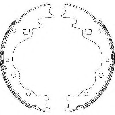ROADHOUSE 4365.00 Тормозные колодоки для MAZDA (Мазда) ROADHOUSE 4365.00 Тормозные колодоки для MAZDA (Мазда)