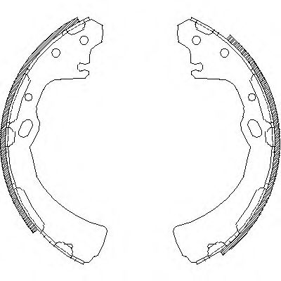ROADHOUSE 4384.00 Тормозные колодоки для NISSAN URVAN (Ниссан Урvан) ROADHOUSE 4384.00 Тормозные колодоки для NISSAN URVAN (Ниссан Урvан)