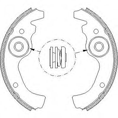 ROADHOUSE 4611.00 Тормозные колодоки для FIAT 500 (Фиат 500) ROADHOUSE 4611.00 Тормозные колодоки для FIAT 500 (Фиат 500)