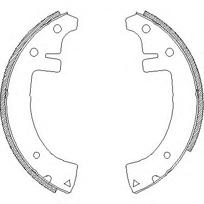 ROADHOUSE 4653.00 Тормозные колодоки для RENAULT LE CAR (Рено Лэ cар) ROADHOUSE 4653.00 Тормозные колодоки для RENAULT LE CAR (Рено Лэ cар)