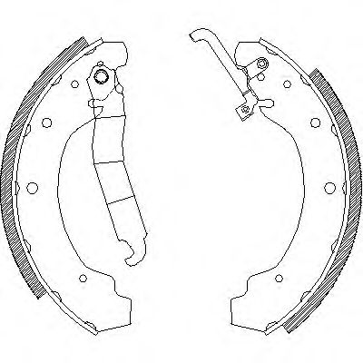 ROADHOUSE 4692.01 Тормозные колодоки для VOLKSWAGEN (Фольксваген) ROADHOUSE 4692.01 Тормозные колодоки для VOLKSWAGEN (Фольксваген)