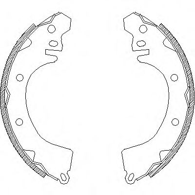 ROADHOUSE 4370.00 Тормозные колодоки для MITSUBISHI ETERNA III (Митсубиши/митсубиси Этэрна 3) ROADHOUSE 4370.00 Тормозные колодоки для MITSUBISHI ETERNA III (Митсубиши/митсубиси Этэрна 3)