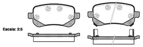 ROADHOUSE 21095.02 Тормозные колодки для DODGE JOURNEY (Додж Жоурнэъ) ROADHOUSE 21095.02 Тормозные колодки для DODGE JOURNEY (Додж Жоурнэъ)