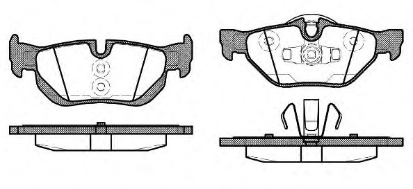 ROADHOUSE 21145.10 Тормозные колодки для BMW (Бмв) ROADHOUSE 21145.10 Тормозные колодки для BMW (Бмв)