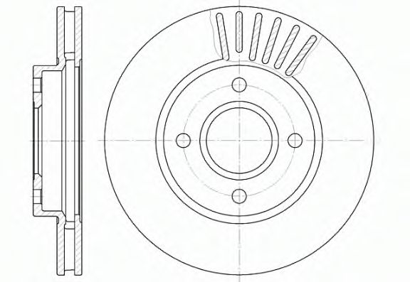 ROADHOUSE 6211.10 Тормозной диск для FORD MONDEO (Форд Мондэо) ROADHOUSE 6211.10 Тормозной диск для FORD MONDEO (Форд Мондэо)