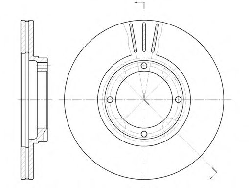 ROADHOUSE 6374.10 Тормозной диск для HYUNDAI EXCEL (Хендай Эxcэл) ROADHOUSE 6374.10 Тормозной диск для HYUNDAI EXCEL (Хендай Эxcэл)