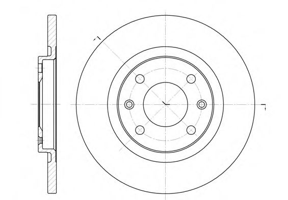 ROADHOUSE 6536.00 Тормозной диск для CITROËN C3 II (CитроËн С3 2) ROADHOUSE 6536.00 Тормозной диск для CITROËN C3 II (CитроËн С3 2)