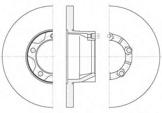 ROADHOUSE 6543.00 Тормозной диск для VOLKSWAGEN LT 28-35 I (Фольксваген Лт 28-35 и) ROADHOUSE 6543.00 Тормозной диск для VOLKSWAGEN LT 28-35 I (Фольксваген Лт 28-35 и)