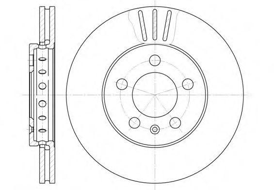 ROADHOUSE 6545.10 Тормозной диск для SKODA ROOMSTER (Шкода Румстер) ROADHOUSE 6545.10 Тормозной диск для SKODA ROOMSTER (Шкода Румстер)