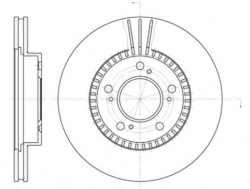 ROADHOUSE 6586.10 Тормозной диск для HONDA ODYSSEY (Хонда Одъссэъ) ROADHOUSE 6586.10 Тормозной диск для HONDA ODYSSEY (Хонда Одъссэъ)