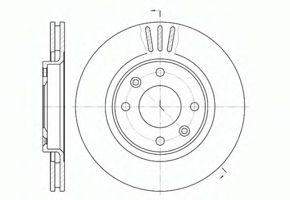 ROADHOUSE 6603.10 Тормозной диск для CITROËN C4 I (CитроËн С4 и) ROADHOUSE 6603.10 Тормозной диск для CITROËN C4 I (CитроËн С4 и)