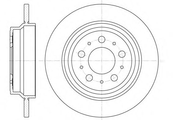 ROADHOUSE 6620.00 Тормозной диск для VOLVO V70 XC (Вольво V70 хс) ROADHOUSE 6620.00 Тормозной диск для VOLVO V70 XC (Вольво V70 хс)