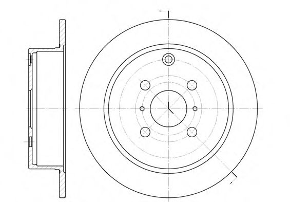 ROADHOUSE 6805.00 Тормозной диск для TOYOTA ECHO (Тойота/тоета Эчо) ROADHOUSE 6805.00 Тормозной диск для TOYOTA ECHO (Тойота/тоета Эчо)
