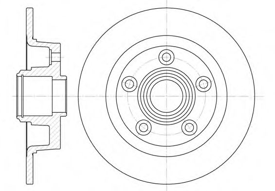 ROADHOUSE 61114.00 Тормозной диск для MAZDA 626 III (Мазда 626 3) ROADHOUSE 61114.00 Тормозной диск для MAZDA 626 III (Мазда 626 3)
