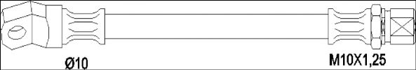 ROADHOUSE 1904.00 Тормозной шланг для LANCIA (Лансиа/лянча) ROADHOUSE 1904.00 Тормозной шланг для LANCIA (Лансиа/лянча)
