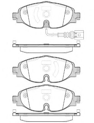 ROADHOUSE 21515.01 Тормозные колодки для VOLKSWAGEN (Фольксваген) ROADHOUSE 21515.01 Тормозные колодки для VOLKSWAGEN (Фольксваген)