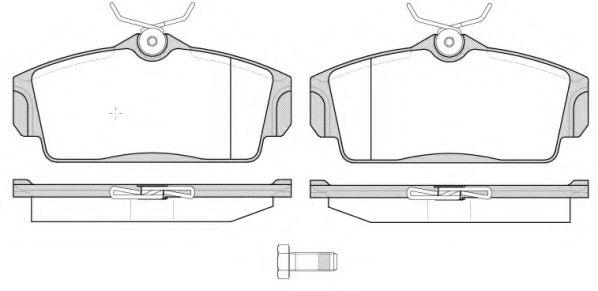 ROADHOUSE 2704.10 Тормозные колодки для NISSAN (Ниссан) ROADHOUSE 2704.10 Тормозные колодки для NISSAN (Ниссан)