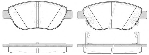 ROADHOUSE 2859.32 Тормозные колодки 