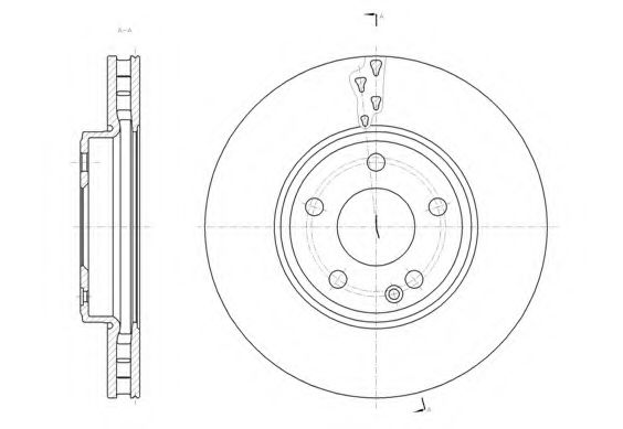 ROADHOUSE 61522.10 Тормозной диск для MERCEDES-BENZ GLA-CLASS (Мэрcэдэс-бэнз Гла класс) ROADHOUSE 61522.10 Тормозной диск для MERCEDES-BENZ GLA-CLASS (Мэрcэдэс-бэнз Гла класс)