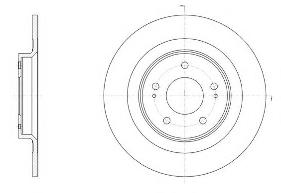 ROADHOUSE 61528.00 Тормозной диск для MITSUBISHI ASX (Митсубиши/митсубиси Асх) ROADHOUSE 61528.00 Тормозной диск для MITSUBISHI ASX (Митсубиши/митсубиси Асх)
