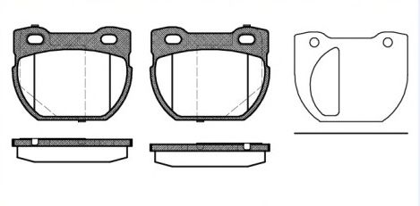 ROADHOUSE 2584.20 Тормозные колодки для LAND ROVER DEFENDER (Ленд ровер/лэнд ровер Дэфэндэр) ROADHOUSE 2584.20 Тормозные колодки для LAND ROVER DEFENDER (Ленд ровер/лэнд ровер Дэфэндэр)