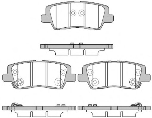ROADHOUSE 21564.05 Тормозные колодки для CADILLAC ATS (Кадилак Ац) ROADHOUSE 21564.05 Тормозные колодки для CADILLAC ATS (Кадилак Ац)