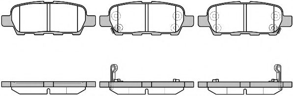 ROADHOUSE 2876.29 Тормозные колодки 