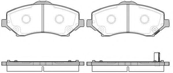 ROADHOUSE 21259.02 Тормозные колодки для DODGE JOURNEY (Додж Жоурнэъ) ROADHOUSE 21259.02 Тормозные колодки для DODGE JOURNEY (Додж Жоурнэъ)