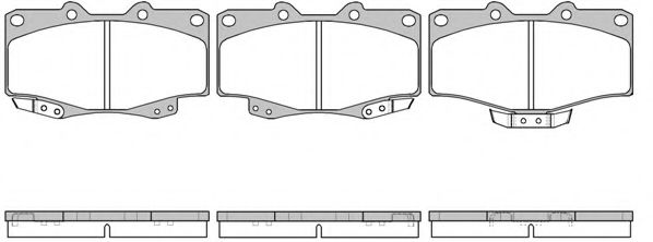 ROADHOUSE 2315.04 Тормозные колодки для VOLKSWAGEN TARO (Фольксваген Таро) ROADHOUSE 2315.04 Тормозные колодки для VOLKSWAGEN TARO (Фольксваген Таро)