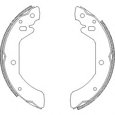 REMSA 4052.00 Тормозные колодоки для NISSAN 200 SX (Ниссан 200 сx) REMSA 4052.00 Тормозные колодоки для NISSAN 200 SX (Ниссан 200 сx)