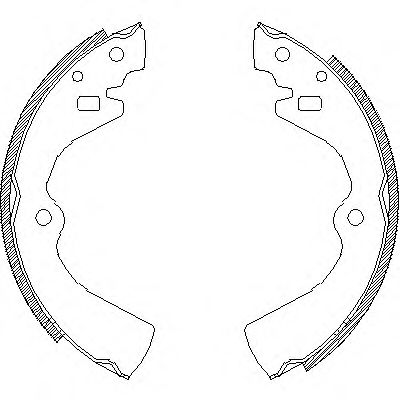 REMSA 4127.00 Тормозные колодоки для NISSAN (Ниссан) REMSA 4127.00 Тормозные колодоки для NISSAN (Ниссан)