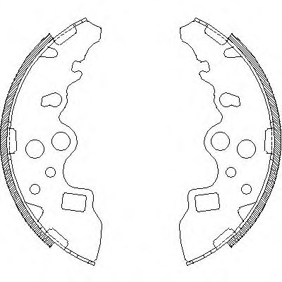 REMSA 4159.00 Тормозные колодоки для MAZDA E-SERIE (Мазда Э-сэриэ) REMSA 4159.00 Тормозные колодоки для MAZDA E-SERIE (Мазда Э-сэриэ)