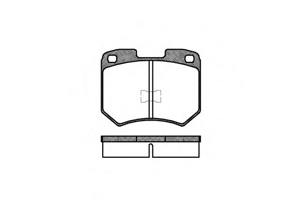 REMSA 0019.00 Тормозные колодки для AUDI 100 (Ауди 100) REMSA 0019.00 Тормозные колодки для AUDI 100 (Ауди 100)