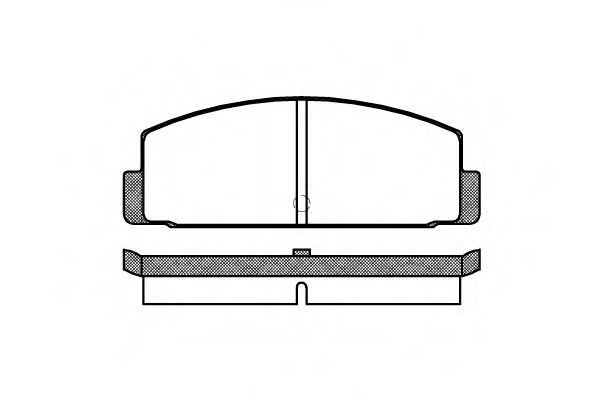 REMSA 0100.00 Тормозные колодки для MITSUBISHI GALANT II (Митсубиши/митсубиси Галант 2) REMSA 0100.00 Тормозные колодки для MITSUBISHI GALANT II (Митсубиши/митсубиси Галант 2)