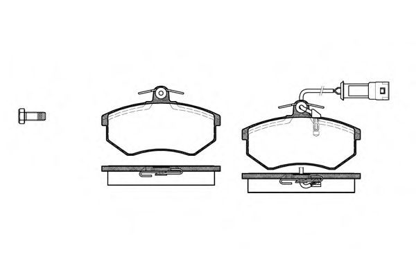 REMSA 0134.02 Тормозные колодки для AUDI 90 (Ауди 90) REMSA 0134.02 Тормозные колодки для AUDI 90 (Ауди 90)