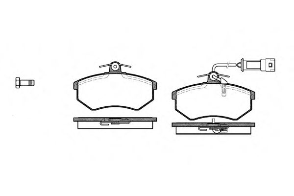 REMSA 0134.12 Тормозные колодки для VOLKSWAGEN (Фольксваген) REMSA 0134.12 Тормозные колодки для VOLKSWAGEN (Фольксваген)