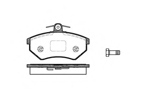 REMSA 0134.40 Тормозные колодки для AUDI 90 (Ауди 90) REMSA 0134.40 Тормозные колодки для AUDI 90 (Ауди 90)
